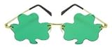 St Patrick's Day Green Shamrock Glasses