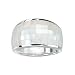 Beige Mosaic Mother Of Pearl Ring In Silver By Elements