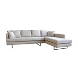 Wholesale Interiors 2 Piece Microfiber Sofa Set (Off White) TD7814-KF-08