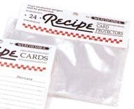 3" x 5" Recipe Card Protectors O74