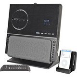 iSymphony Bluetooth Stereo System with Wireless iPod Dock, 200 watts peak power, CD, CD-R and CD-RW playback and 32 track program memory