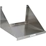 Stainless Steel Kitchen Microwave Wall Shelf: 24"W