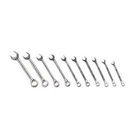 Allen Combination Wrench Set, Midget, 6 Pt, 4mm-11mm, 10 Pc by 