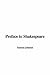 Book Preface to Shakespeare