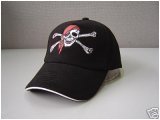 Pirate Baseball HAT Embroidered - Jolly Roger Skull ...