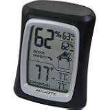 Chaney Instruments - Home Comfort Monitor - Combination Thermometer and Humidity Sensor with Daily High/low (Black)