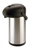 3.5 Litre stainless steel pump action airpot with safety lock.