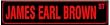 JAMES EARL BROWN STREET classic road sign