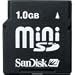 SANDISK CORPORATION - SECURE DIGITAL CARD, 1GB MINI Image