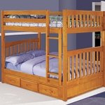 MISSION TWIN/TWIN BUNK BED