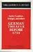 Book German Theater Before 1750 (German Library)