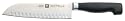 J.A. Henckels Twin Four Star Series 7-Inch Santoku Knife with Hollow Edge