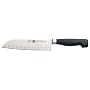 J.A. Henckels Twin Four Star Series 7-Inch Santoku Knife with Hollow Edge