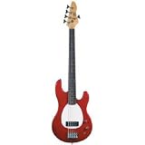 JB Player 5 String Bass - Metallic Red - B0002W37AQ