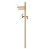 Liberty Garden Products 296-2 150-Foot Capacity Basic Steel Garden Hose Stand With Bib Tan by Liberty Garden Products