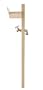 Liberty Garden Products 296-2 150-Foot Capacity Basic Steel Garden Hose Stand With Bib Tan