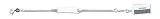 Sterling Silver Baby ID Bracelet - 5.5 inch