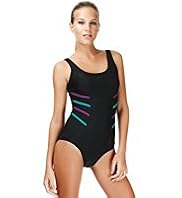Tummy Control Bust Support Side Striped Swimsuit