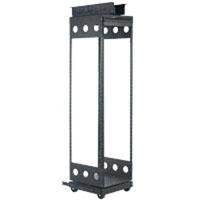 Raxxess 35U Pull-out and Rotating Rack System without Enclosure, Black