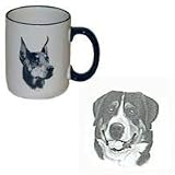 Greater Swiss Mountain Dog Country Mug, Porcelain by Rosalinde (12 oz.)