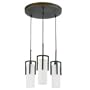 American Fluorescent REPC313RBEC Restoration Metal Frame Pendant, 3-Light, Round, Oil Rubbed Bronze