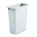Slim Jim Trash Receptacle, 15 7/8 gallon, Gray, 4/carton, 23 1/8 "x 11" x 24 7/8 RUB354100GY
