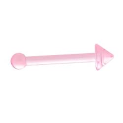 18 Gauge Pink Cone Flexible Nose Bone