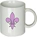 Fleur-de-lis Lavender Lily Coffee Cup