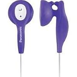 Panasonic RP-HV21-V In-Ear Earbud Heaphones with Built-in Clip (Violet)
