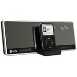 Macally Flat-Panel Stereo System with AM/FM, Alarm Clock, and iPod Dock (Black)
