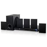 Electrohome ELE-HTB920E 5.1 Channel Surround Sound Home Theater with HD 1080p Upconverting DVD Player and AM/FM Digital Radio, Black