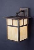 14 1/2 Mission Bronze High Outdoor Wall Light