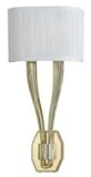 IMAGE OF Crystorama Lighting Group 582-PB Polished Brass Sterling Two Light Cast Brass Wall Sconce accented w
