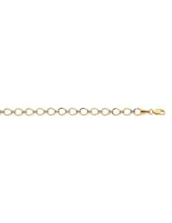 CleverEves 14K Gold Two-Tone Hoop Bracelet