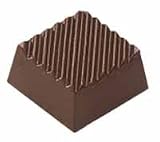 ONE PIECE IN STOCK: Chocolate Mold: Striped Square. Size: 28 x 14mm. 28 cavitiesONE IN STOCK