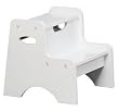 KidKraft 15501 Two Step Stool - White