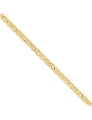 14k Gold 5.85mm Semi-Solid Anchor Chain 18 Inches