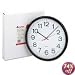 UNV11381 13-1/2 Diameter Indoor/Outdoor Wall Clock, Black Case