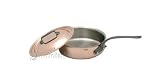 Review Mauviel 6610.21 / Mauviel 2mm 1.9 qt. Saute Pan with a Cast Iron Handle, w/Lid