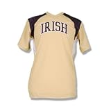 Notre Dame Fighting Irish Youth Short Sleeve Athletic & Performance Tops - Ergo Yoke Shooter