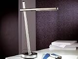 Lunartec Alu-Schreibtisch-Lampe Vélivole mit 48 Power-LEDs
