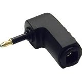  : Impact Acoustics Velocity - Digital audio adapter - optical plug 3.5 mm (M) - TOSLINK (F) - fiber optic - black