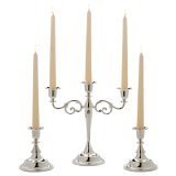 International Silver 3-Piece Candlestick Set, Silverplated