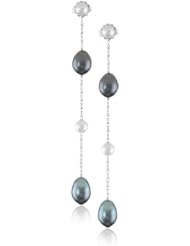 Baggins Tahitian Keshi and Akoya Pearl Drop Earrings