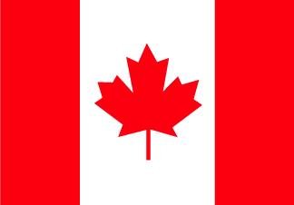 3 x 5 Feet Canada Poly - outdoor International Flag Made in US.