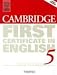 Book Cambridge First Certificate in English 5 Student's Book: Examination Papers from the University of Cambridge Local Examinations Syndicate (FCE Practic