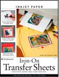 Strathmore Inkjet Transfer Sheets for Light and Dark Fabric 8.5 in. x 11 in. Light Fabric Pack 5 sheets