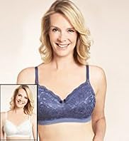 2 Pack - Post Surgery Floral Lace Non-Wired Bras