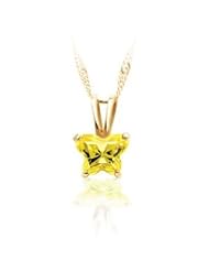 Butterfly CZ Birthstone Pendant or Necklace Pendant with Box R41695 NOVEMBER