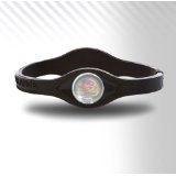 Power Balance Silicone Wristband, Small Black